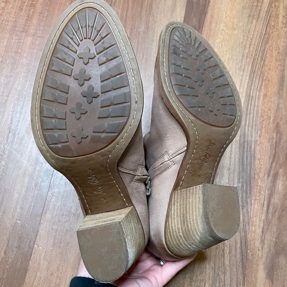 Sam Edelman Leather Macon Brown Ankle Booties - Picture 13 of 14